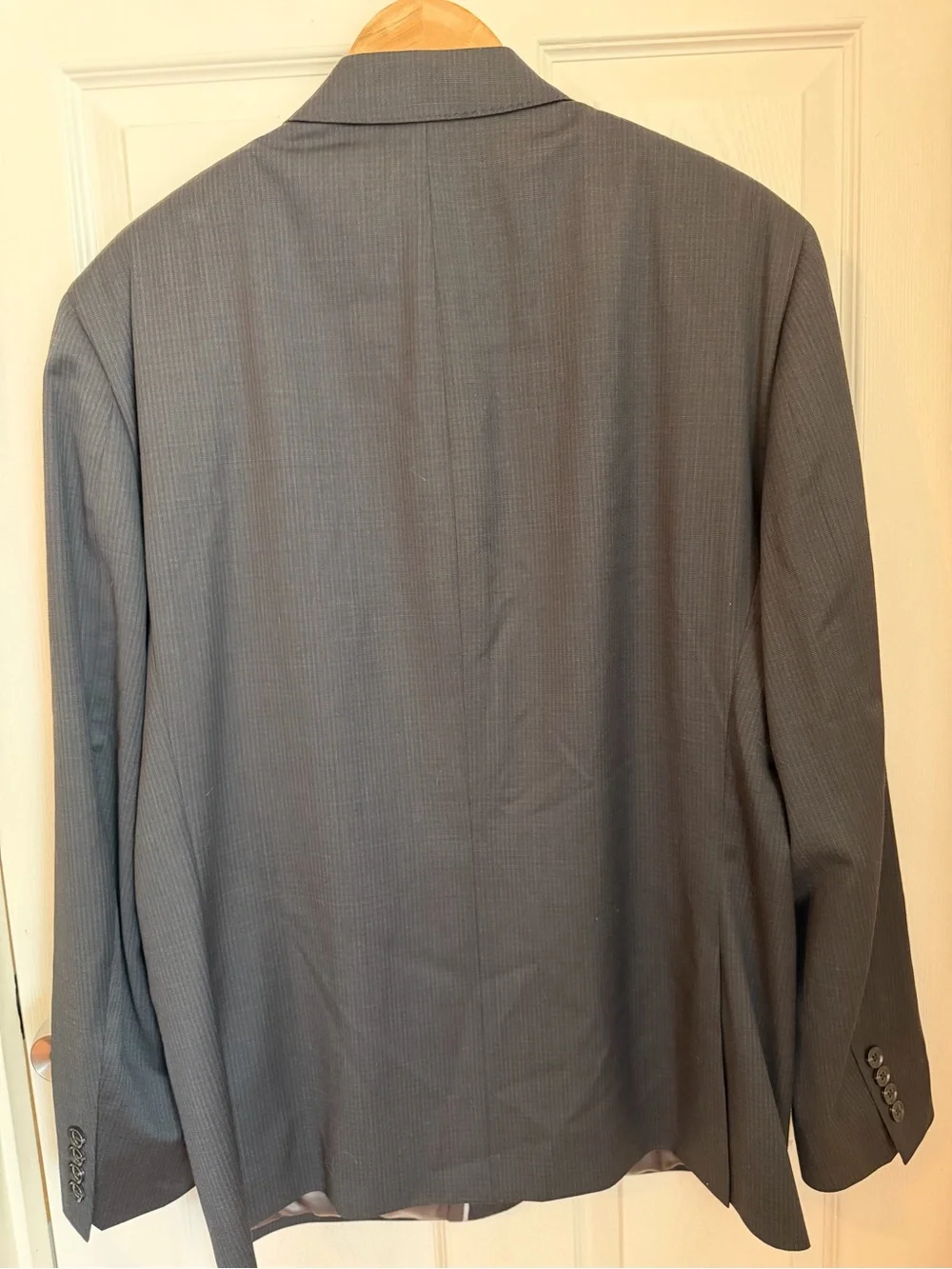 Calvin Klein Men's Wool Blend Slim Fit Jacket Blazer -  Brown/Gray 46R